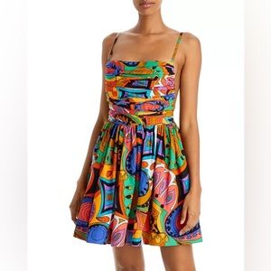 S/W/F Open Back Apron Dress